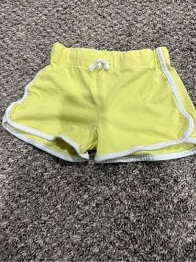 OshKosh B'gosh Light Yellow Kids Shorts with White Trim